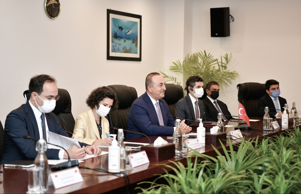 ތުރުކީގެ ފޮރިން މިނިސްޓަރު ރާއްޖޭގައި