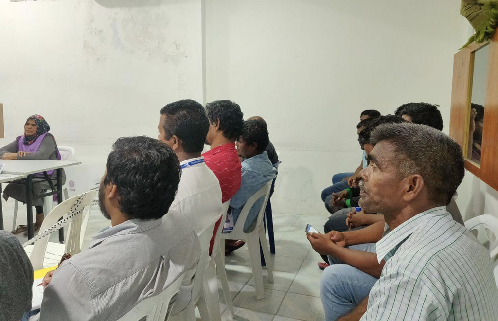 އާންމު އިންތިހާބުގެ ވޯޓު ގުނަންފެށުން