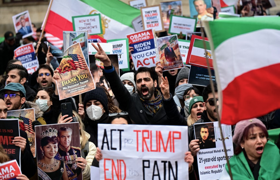 ޓްރަމްޕުގެ އިންޒާރާ އެކު އީރާނުން މުޒާހަރާގެ ބައިވެރިންގެ ޝަރީއަތް އަވަސްކުރަނީ