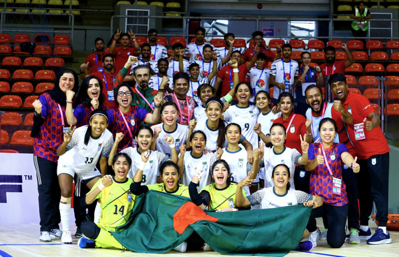 ސާފް ފުޓްސަލްގެ އަންހެން ޗެމްޕިއަންކަން ބަންގްލަދޭޝް ހޯދައިފ