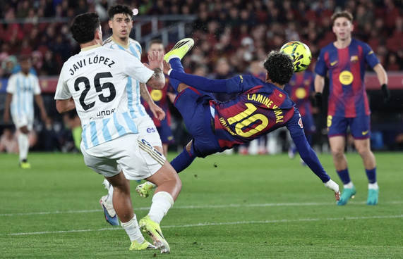 ޔަމާލްގެ ބައިސިކަލް ކިކް ގޯލަށް ބޮޑު ސަމާލުކަމެއް